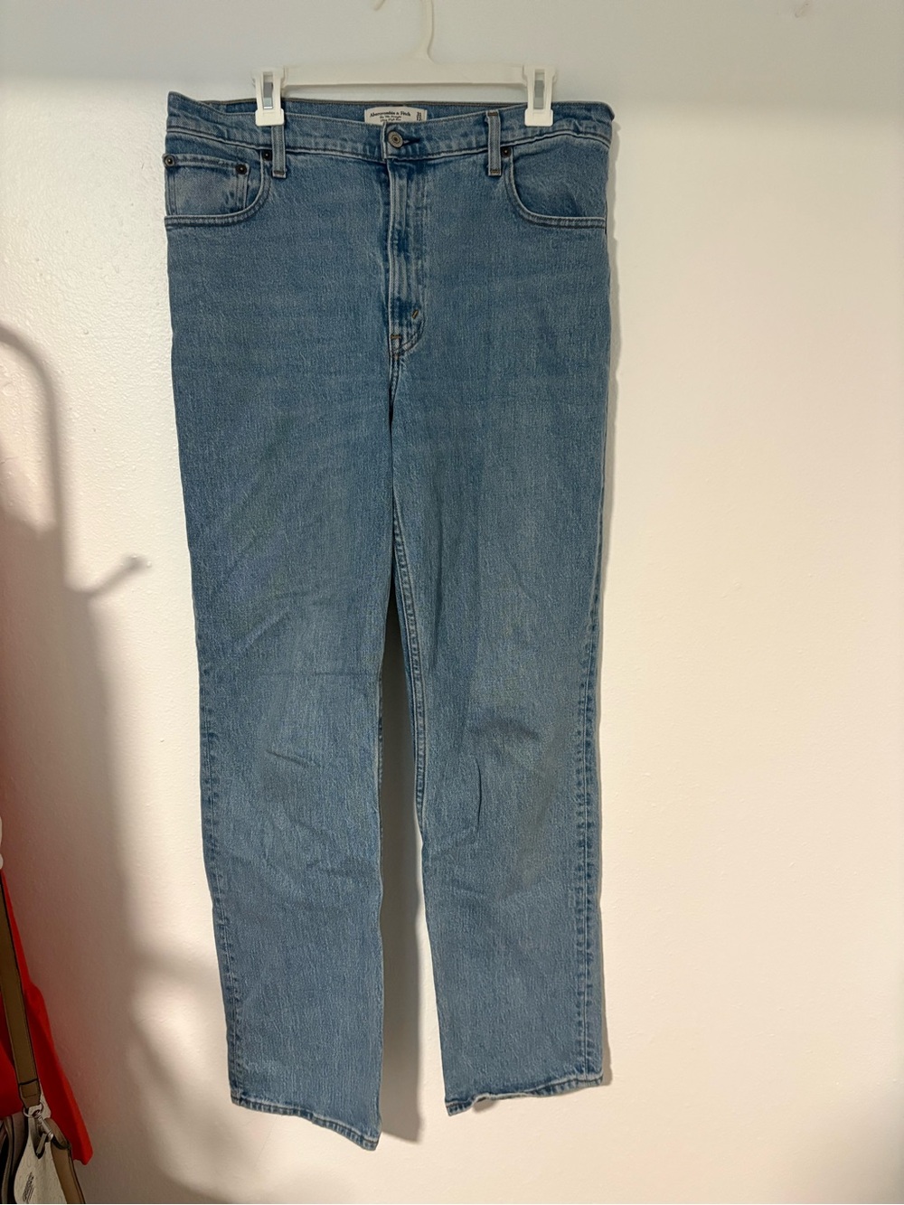 Abercrombie & Fitch Light Blue Straight Leg Jeans